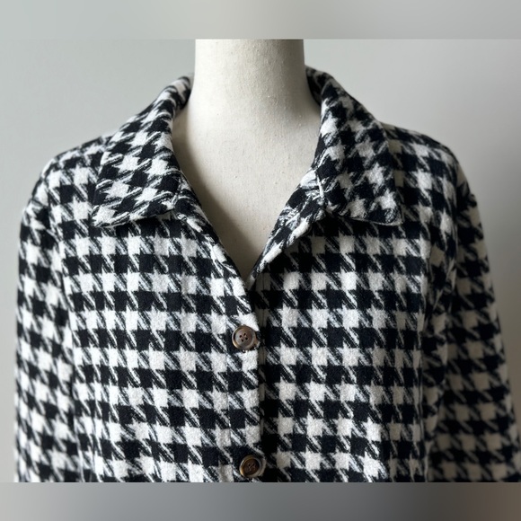 Hayden | Houndstooth Jacket | Black & White | Small - Picture 3 of 7